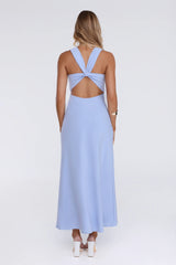 Sunshine Stroll Maxi Dress Blue