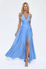 Secret Strolls Maxi Dress Blue