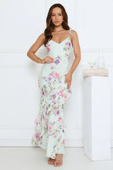 Luxe Twinkle Maxi Dress Mint