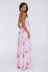 Radiant Queen Halter Maxi Dress Lilac