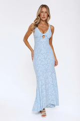Effortless Glow Maxi Dress Blue