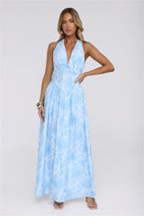 Icon In Progress Maxi Dress Blue