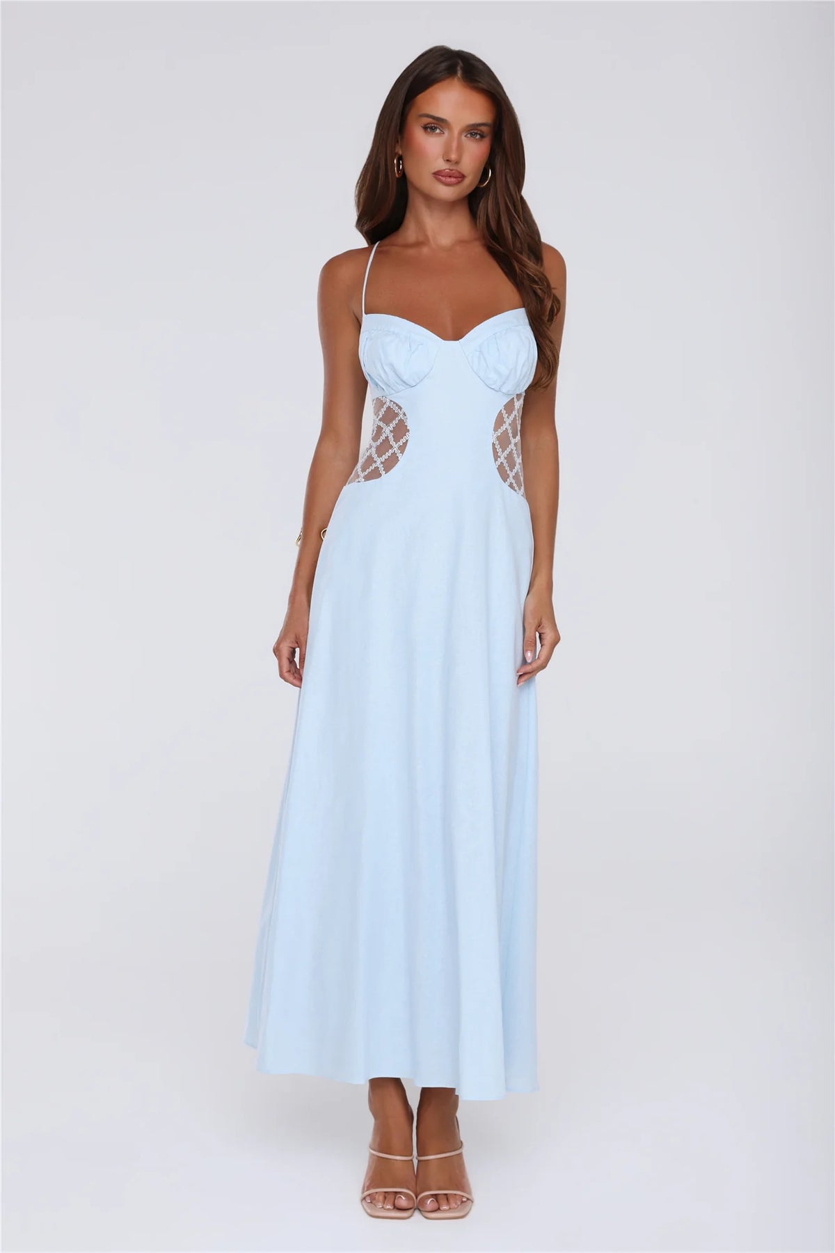 Sway Bloom Maxi Dress Blue