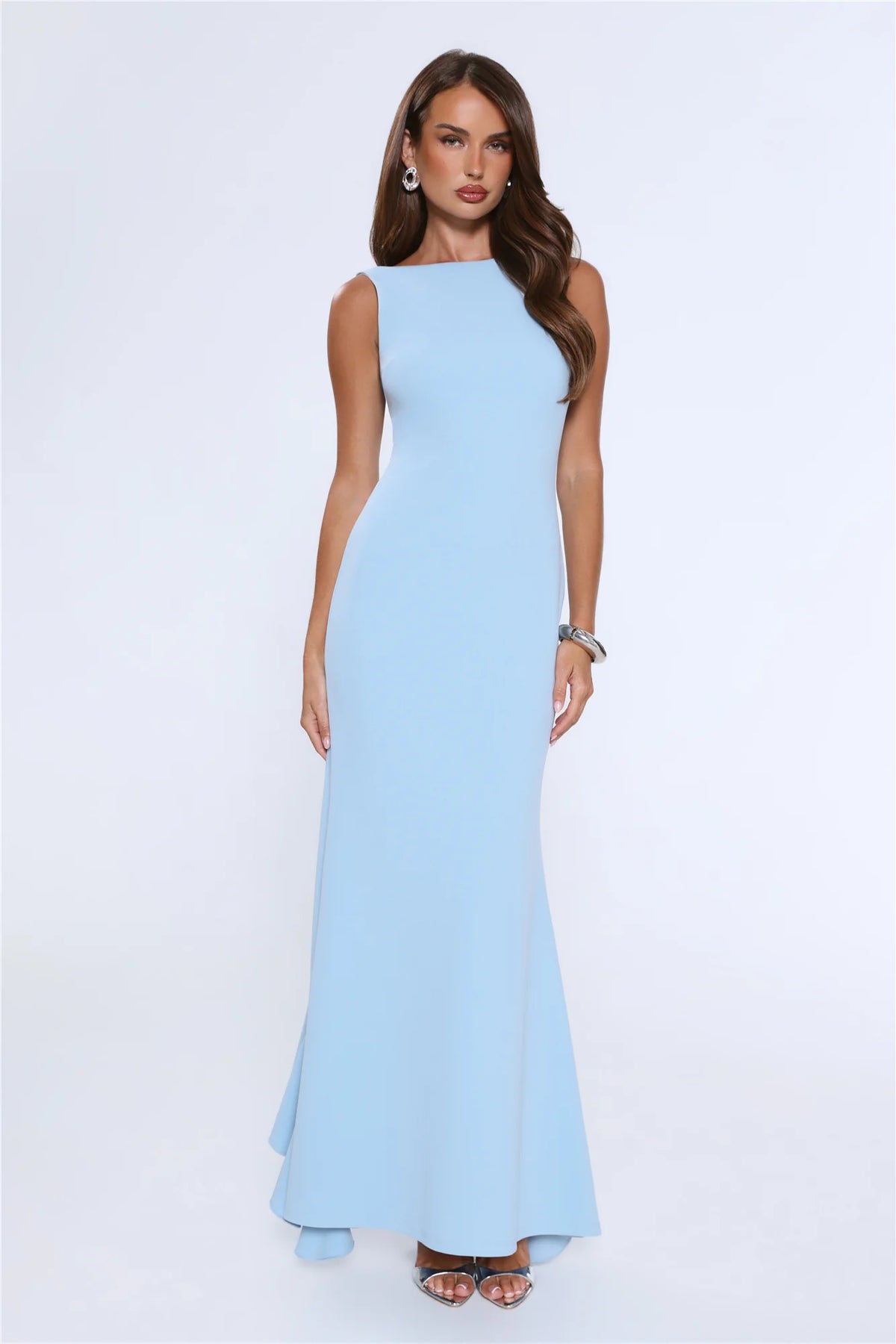 Glowing Goddess Maxi Dress Blue