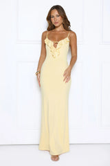 Paradise Luxury Maxi Dress Yellow