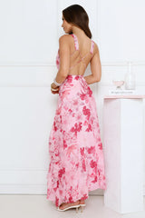 Sip And Sparkle Maxi Dress Pink