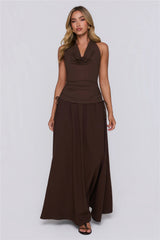 Studio Pretty Maxi Dress Brown