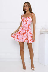 Soft But Spicy Mini Dress Red