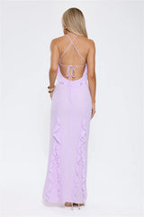 Showstopper Nights Maxi Dress Lilac