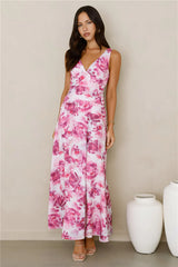 Sunset Radiance Maxi Dress Pink
