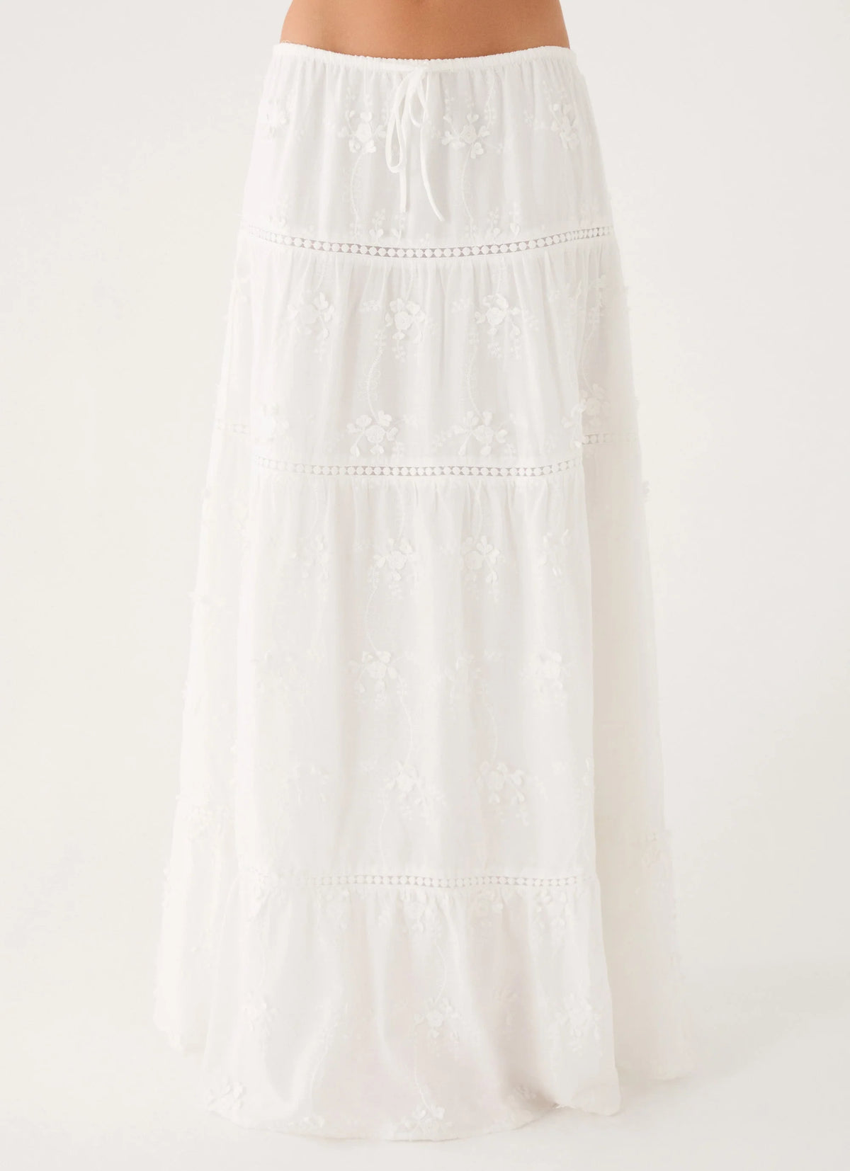 Yours To Keep Maxi Skirt - White