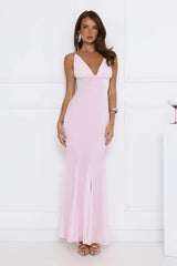 Flirty Petal Pop Maxi Dress Pink