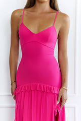 Gardenia Glow Maxi Dress Pink
