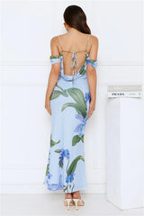 Starlet Society Maxi Dress Blue