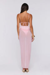 Sea Foam Dreams Maxi Dress Pink