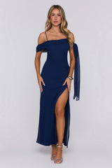 Effortless And Pretty Maxi Dress Navy