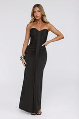 Wisp Wonder Strapless Maxi Dress Black