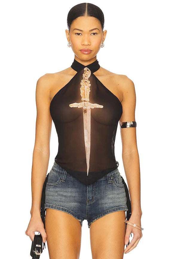 Dagger Diamond Top