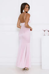 Flirty Petal Pop Maxi Dress Pink