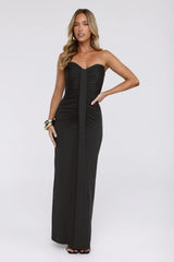 Wisp Wonder Strapless Maxi Dress Black