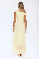 Darling At Dusk Maxi Dress Yellow
