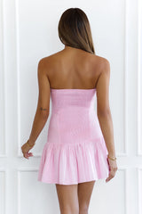 Like Candy Strapless Mini Dress Pink