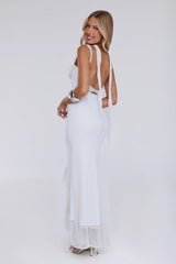 Glow In Twilight Maxi Dress Silver