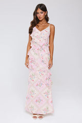 Summer Pastures Maxi Dress Pink