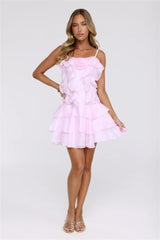 Softly Poised Mini Dress Pink