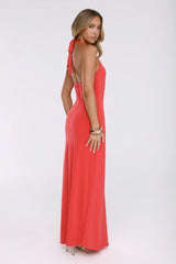 Style Protocol Halter Maxi Dress Red