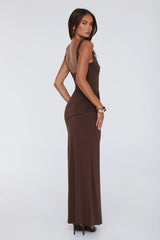 Maximum Style Maxi Dress Brown