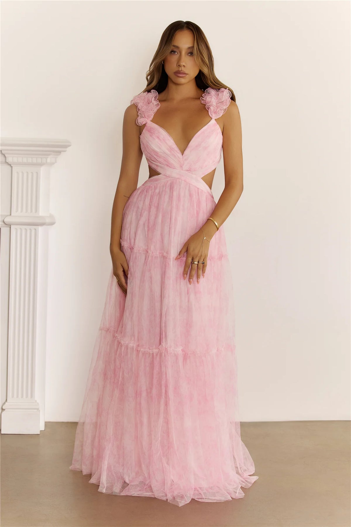 Endless Riviera Maxi Dress Pink