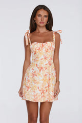 Icon Behaviour Mini Dress Orange