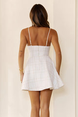 Pure Daylight Tweed Mini Dress Cream