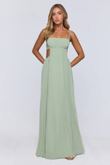 Polished Agenda Maxi Dress Sage