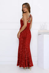 Golden Days Dancing Maxi Dress Red