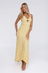 Effortless Glow Maxi Dress Yellow