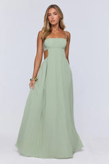 Polished Agenda Maxi Dress Sage
