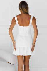 Dreamscapes Unfolding Mini Dress White
