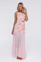 Sunlit Sonata Maxi Dress Pink